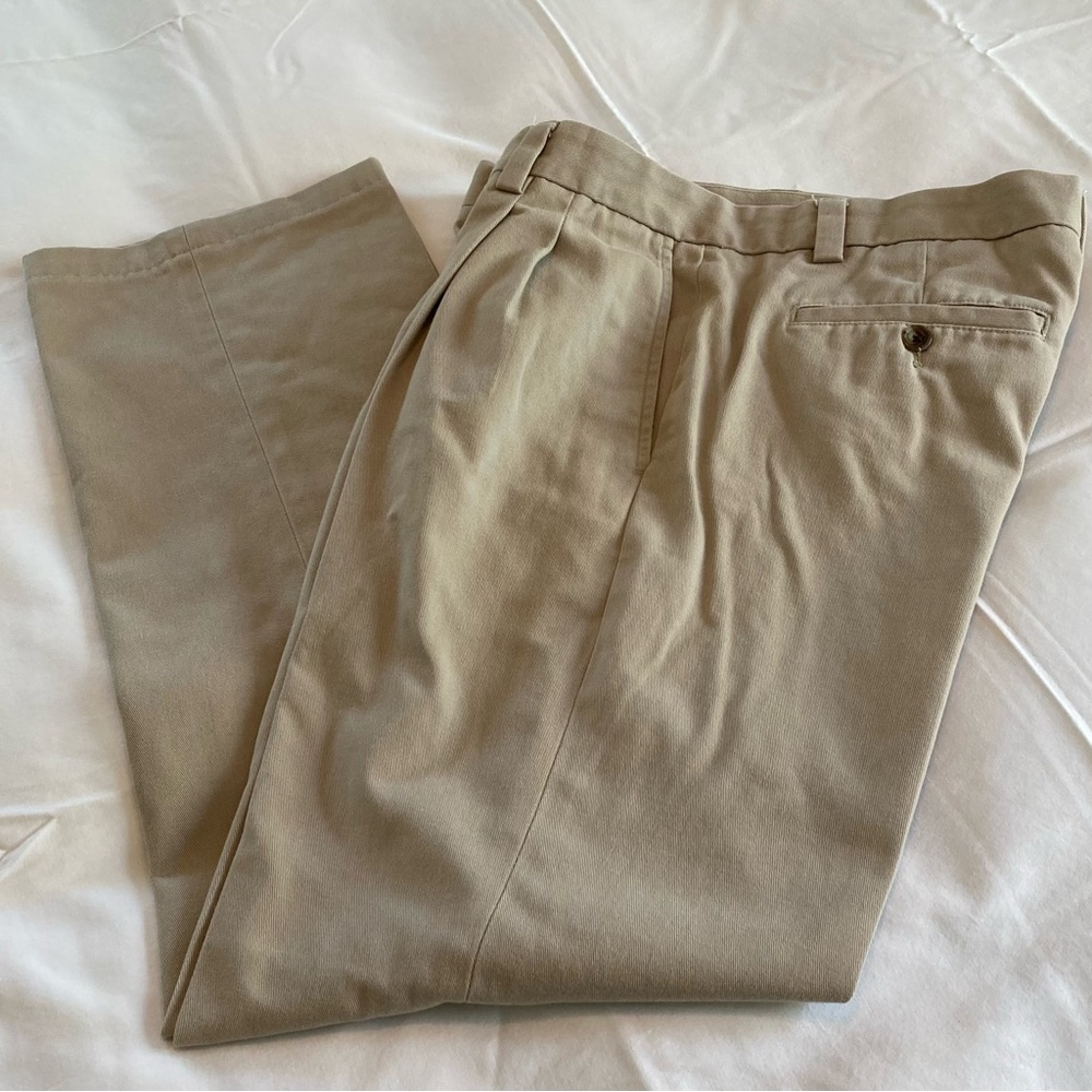 Vintage Eddie Bauer Cotton Twill Khakis Size 32